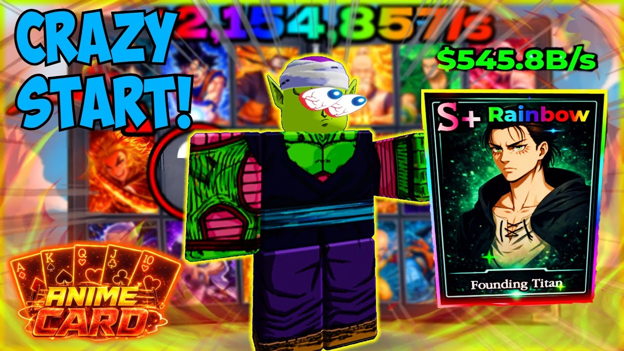 The BEST Start I Could Have In Anime Card Collection NEWEST Update!  Roblox