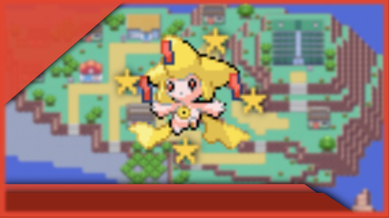 Shiny Jirachi after 13 638 SRs in Pokemon Ruby | im a blissy's Custom Event Jirachi