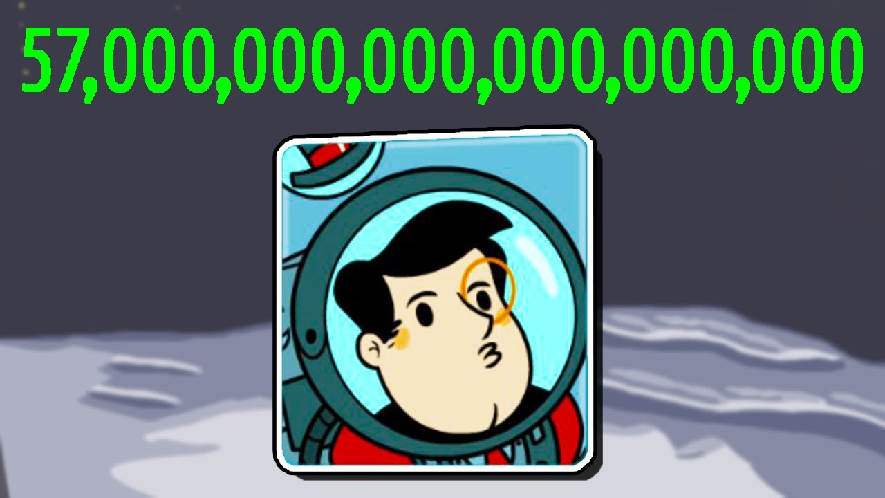 Заработок $57 000 000 000 000 000 000 после покупки Луны в AdVenture Capitalist