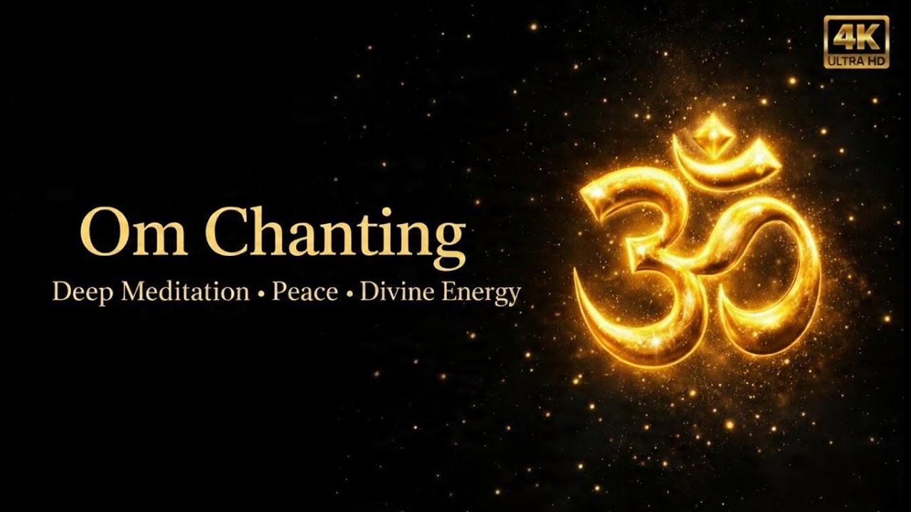 Om Chanting | Sacred ॐ Meditation for Peace, Healing & Deep Relaxation | 4K