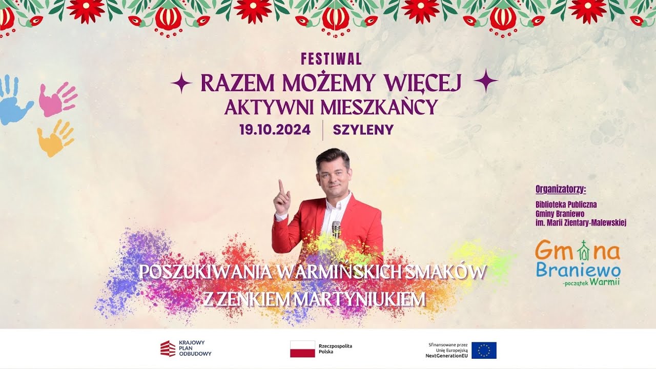 Poszukiwania warmińskich smaków z Zenkiem Martyniukiem. Warsztaty kulinarne.