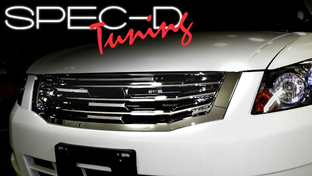 SPECDTUNING INSTALLATION VIDEO: 2008 AND UP HONDA ACCORD  FRONT GRILLE