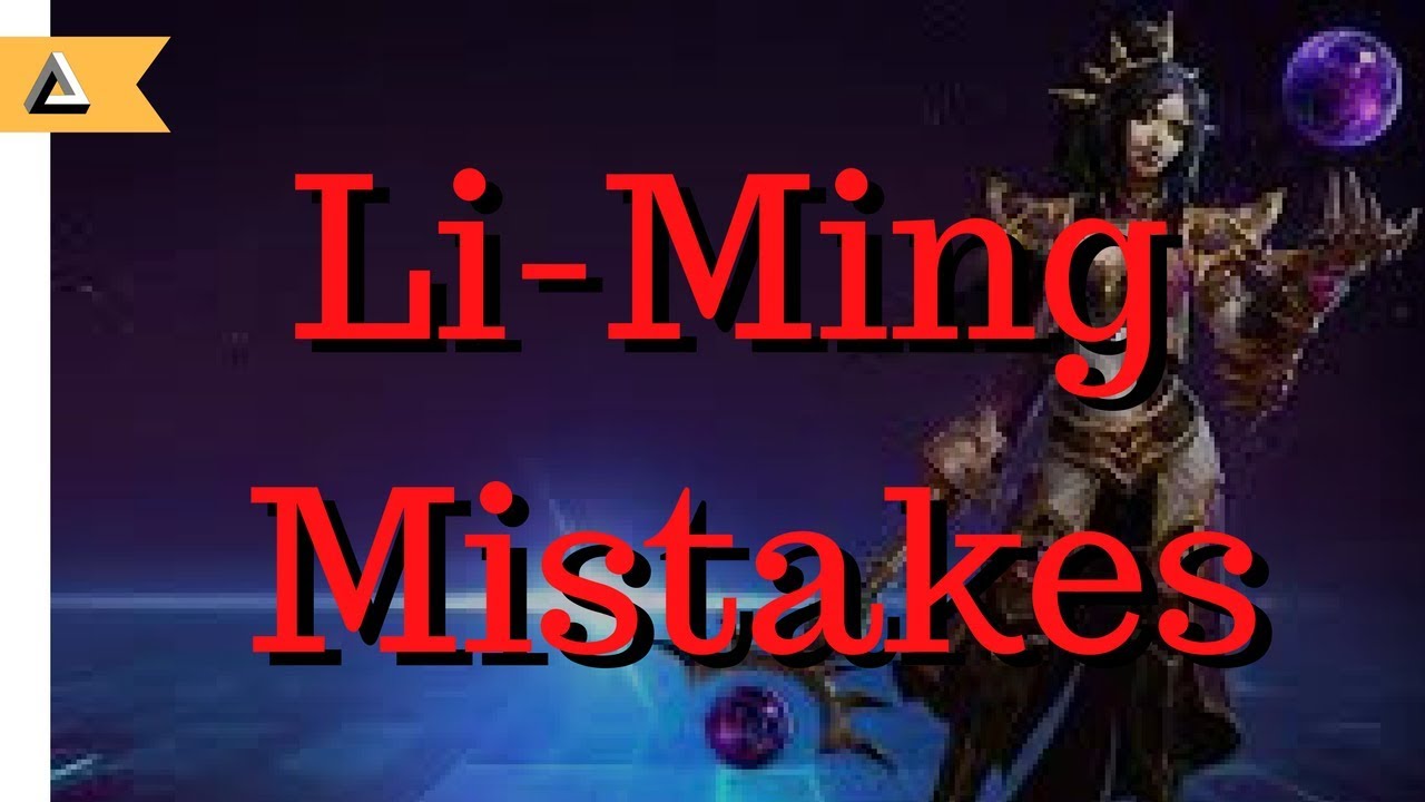 4 common mistakes you might be making on Li-Ming (With 2 builds at the end)