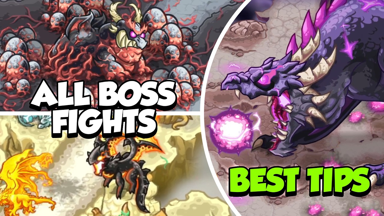ALL BOSS FIGHTS DRAGON WAR DLC | Kingdom Rush Alliance