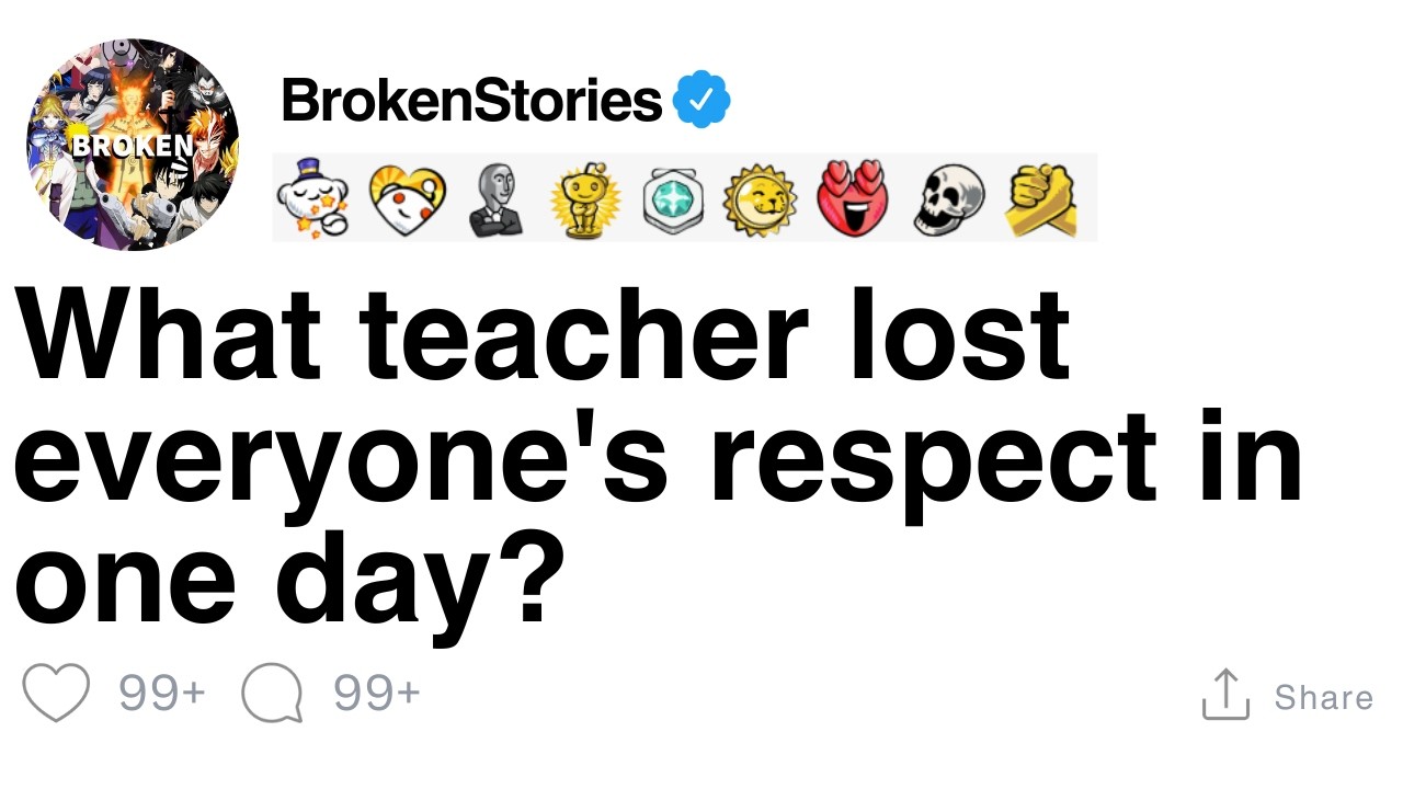 [FULL STORY] What teacher lost everyone's respect in one day?