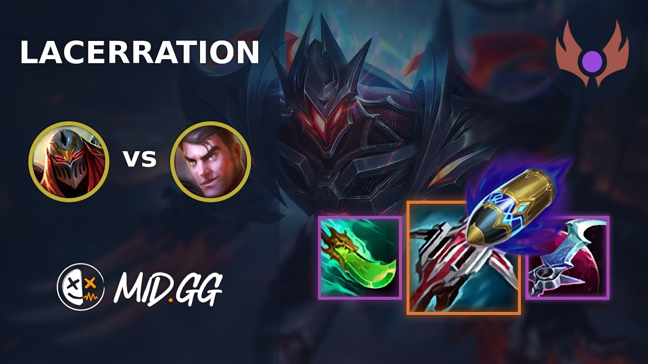 MID.GG: [ Lacerration ] Zed JUNGLE vs Jayce | NA MASTER | LOL Season 2025