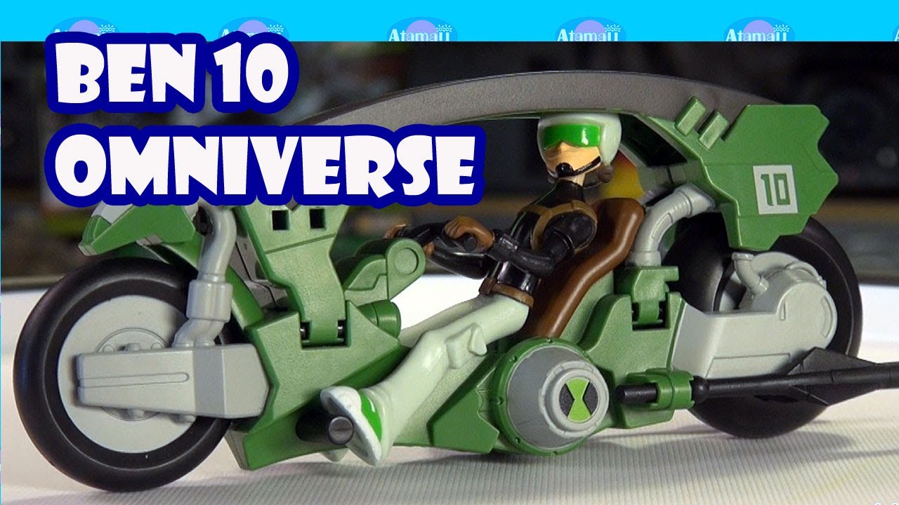Ben 10 Omniverse Tenn-Speed Cycle Toy Review Unboxing