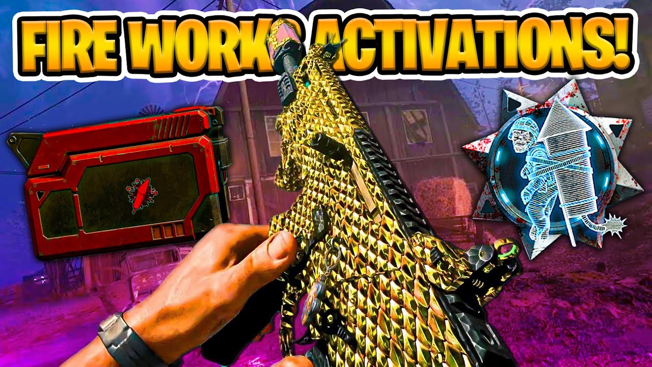 Как совершать убийства с помощью активации FIRE WORKS в режиме BO7 Zombies!