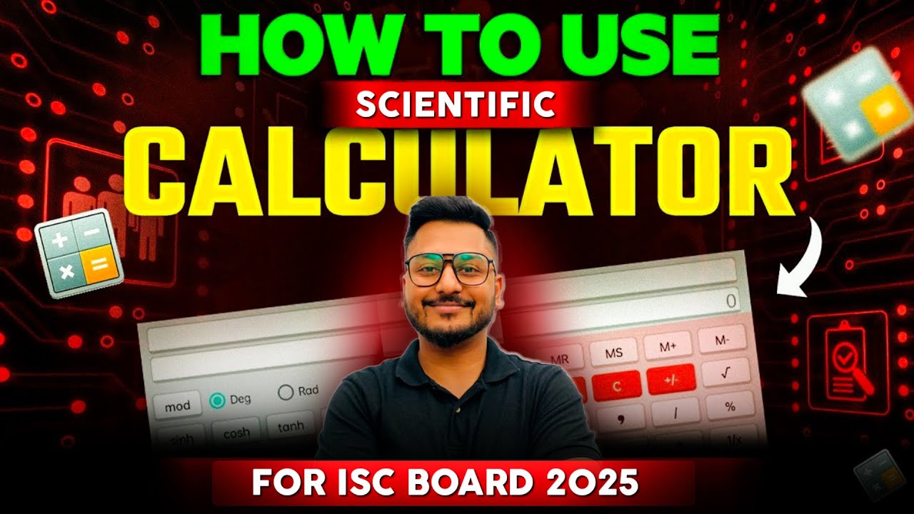 How to use Calculator for ISC Boards 2024-25 in ITF | Hack to check your answer | Yash Maheshwari