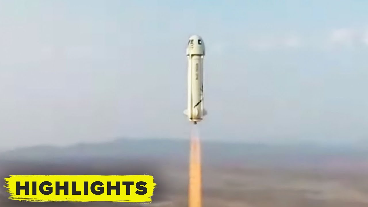 Watch Blue Origin launch Jeff Bezos to space! (Beyond Karman Line)