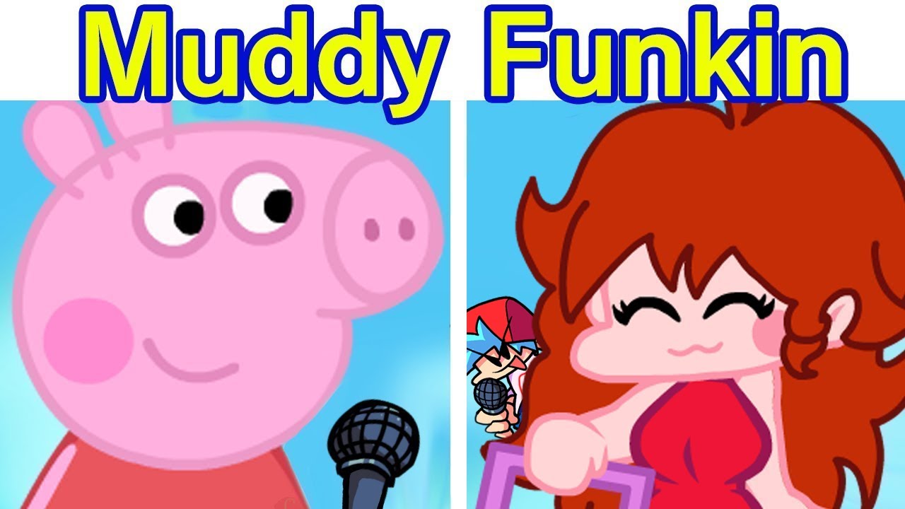 Friday Night Funkin' VS Peppa Pig | Muddy Puddles Funkin FULL WEEK + Cutscenes & Ending (FNF)