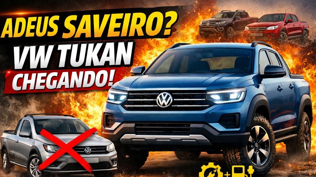 🟢VW Tukan: A Nova Picape Que Vai Substituir a Saveiro e Enfrentar Toro e Montana