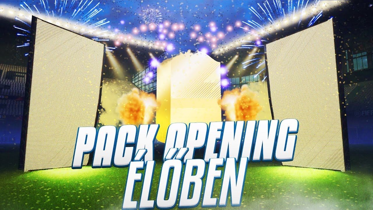FIFA 18 PS4 PACK OPENING ÉLŐBEN! - 500K ELNYITÁSA!