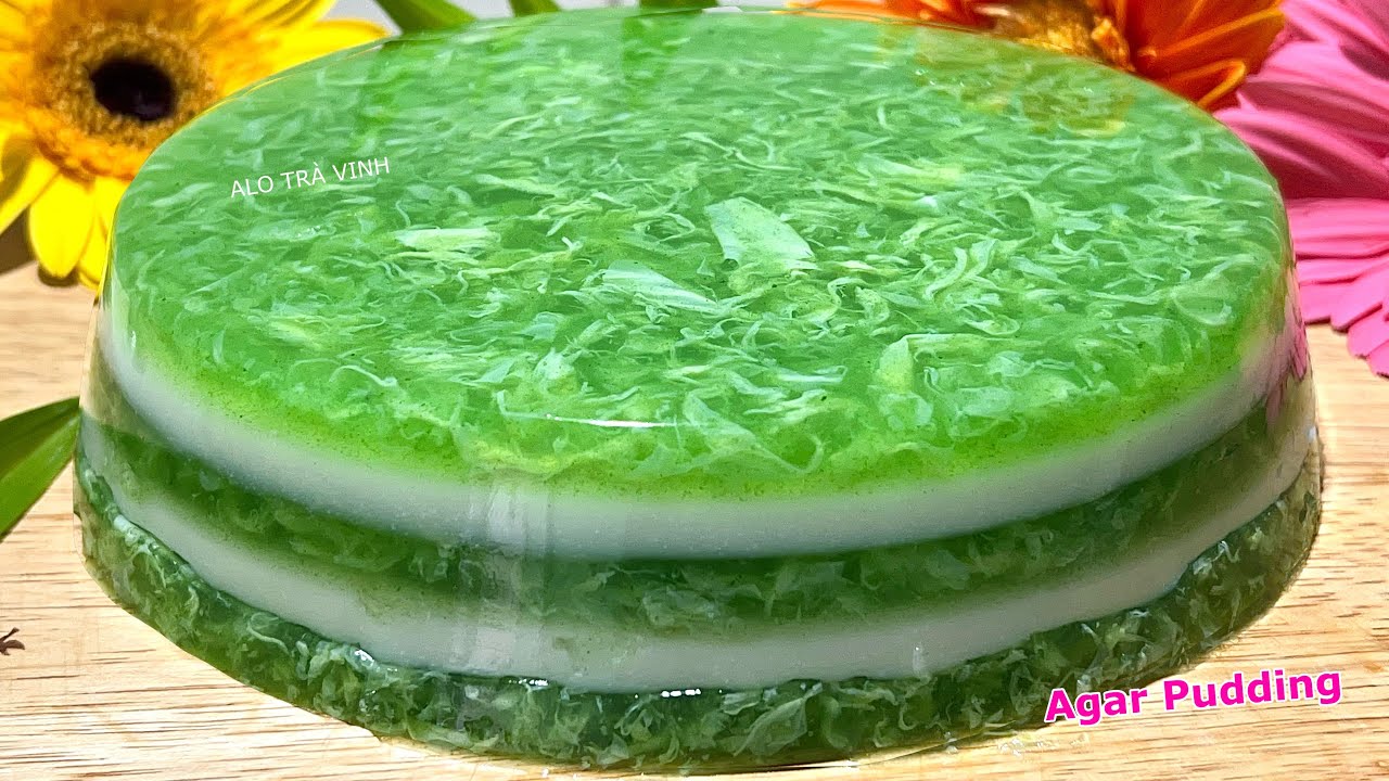 Chỉ 1 từ cho món này là NGON, Tráng miệng đơn giản chỉ cần vài phút thực hiện- Pandan pudding