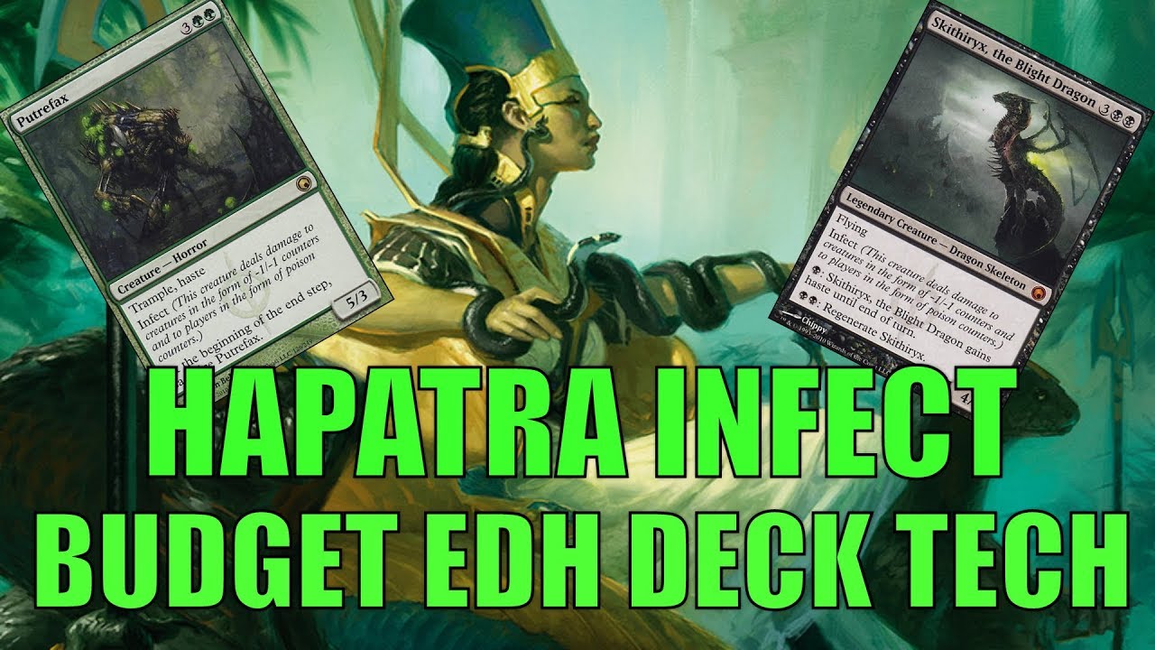 Commander Cafe: Hapatra, Vizier of Poisons Infect Budget Deck Tech-Magic the Gathering EDH/Commander