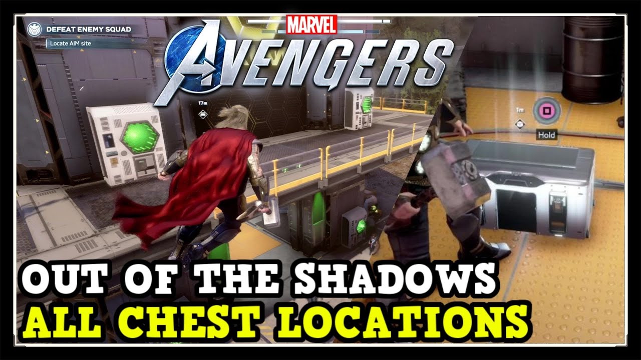 Marvel Avengers Game: Out of The Shadows All Chest Locations (Collectibles, Comics, Gear, Artifacts)