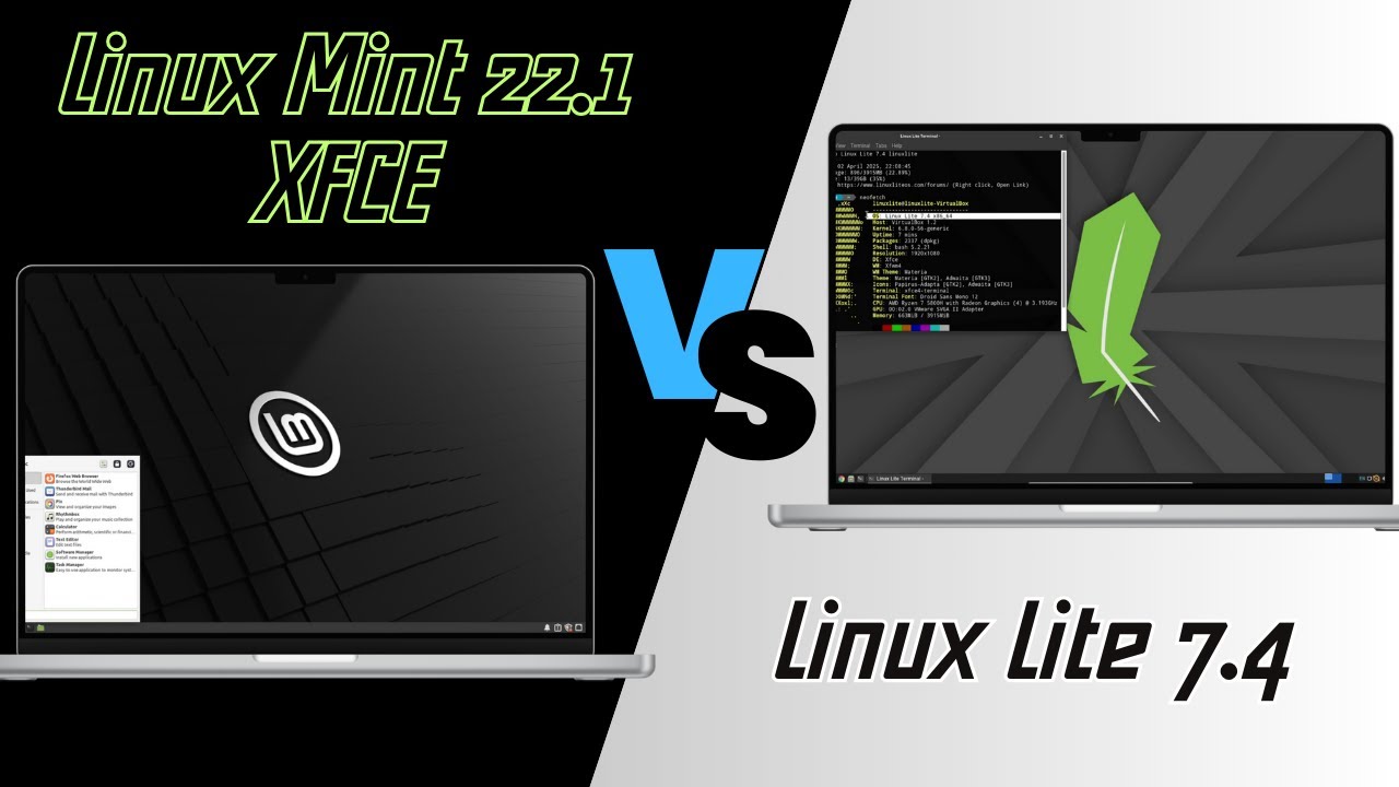 Linux Mint 22.1 XFCE против Linux Lite 7.4 | Производительность облегченного Linux!