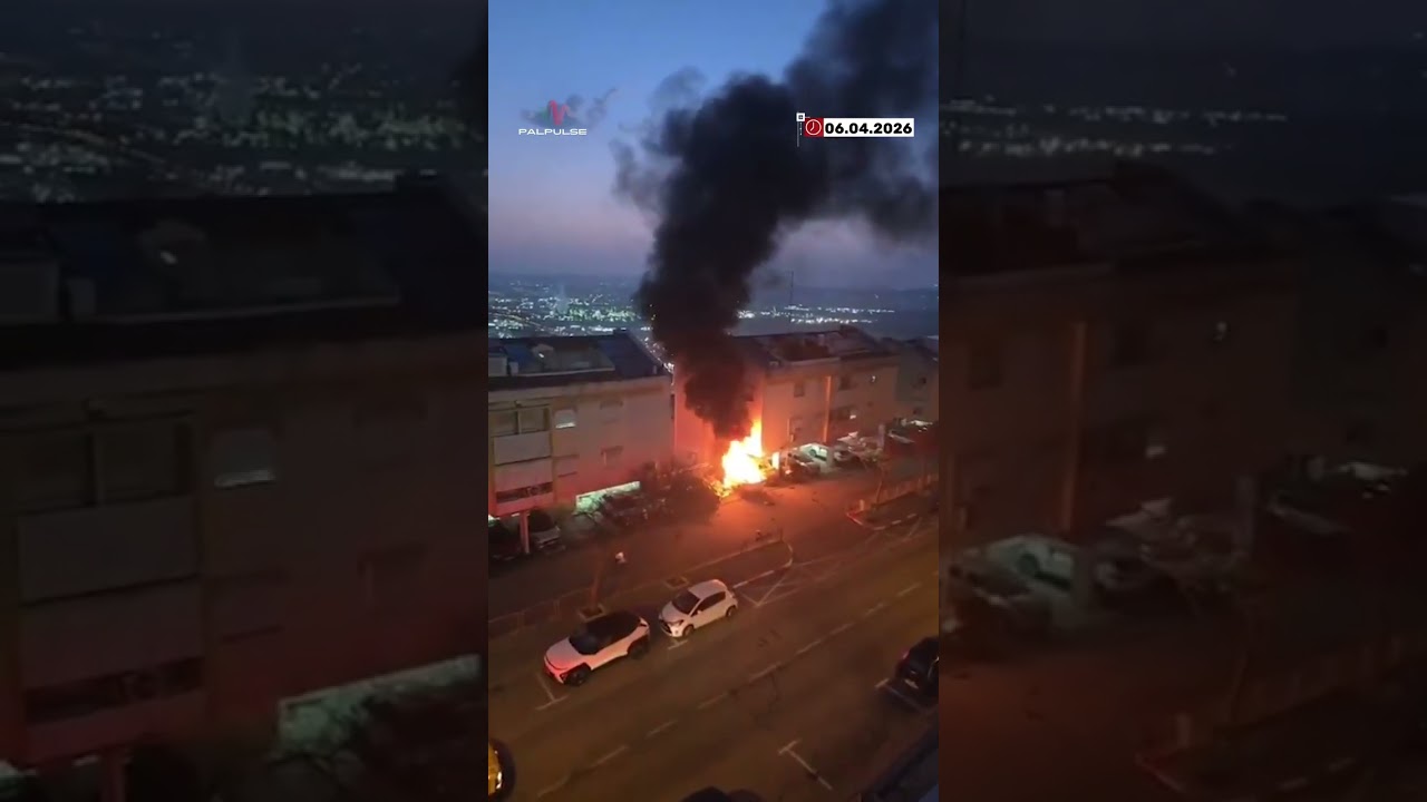 Fires In Haifa After Iranian Missile Attack