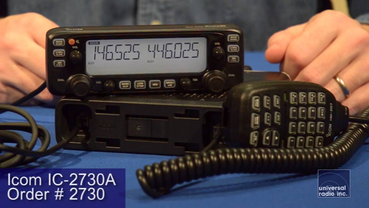Universal-Radio presents the Icom IC-2730A dual band transceiver
