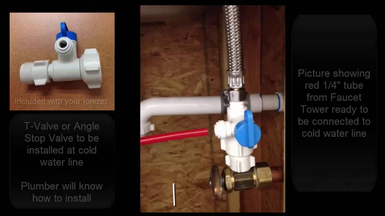 (Old Model) How to Install the Ultra Delphi Water Ionizer (With Knob on Faucet Tower)