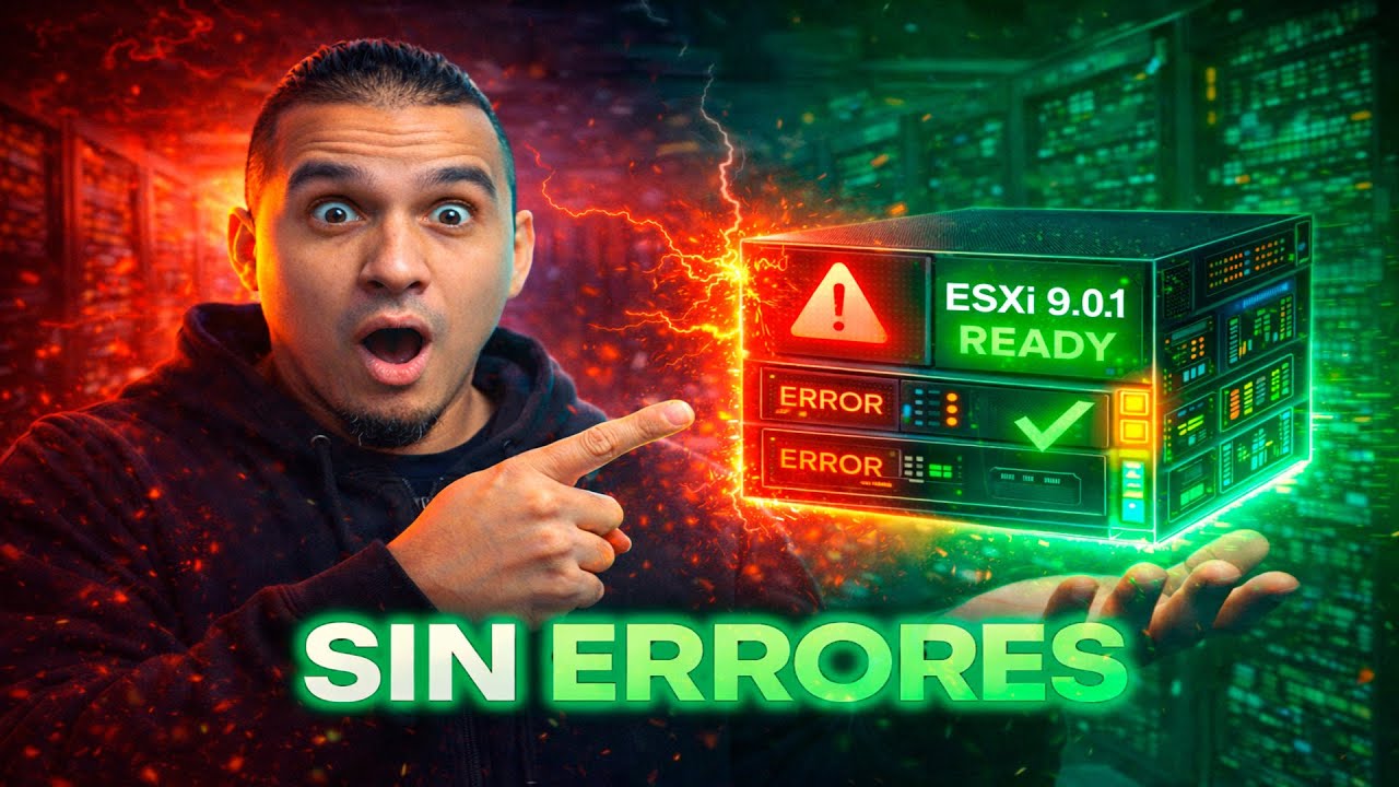 Instalar ESXi 9.0.1 Desde Cero | Laboratorio Listo en 20 Minutos