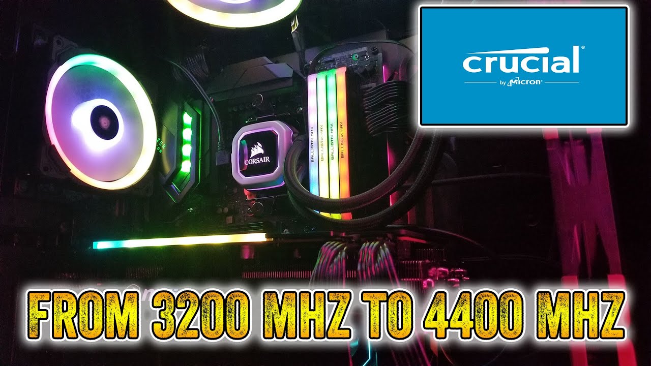 Ryzen Memory upgrade - Crucial Ballistix Max RGB 4400Mhz