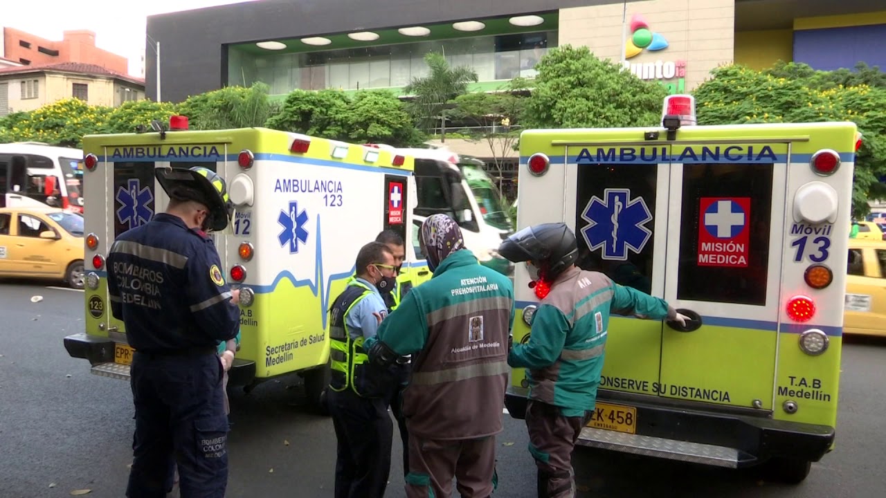 Siete heridos dejó accidente de tránsito en el Centro de Medellín - Telemedellín