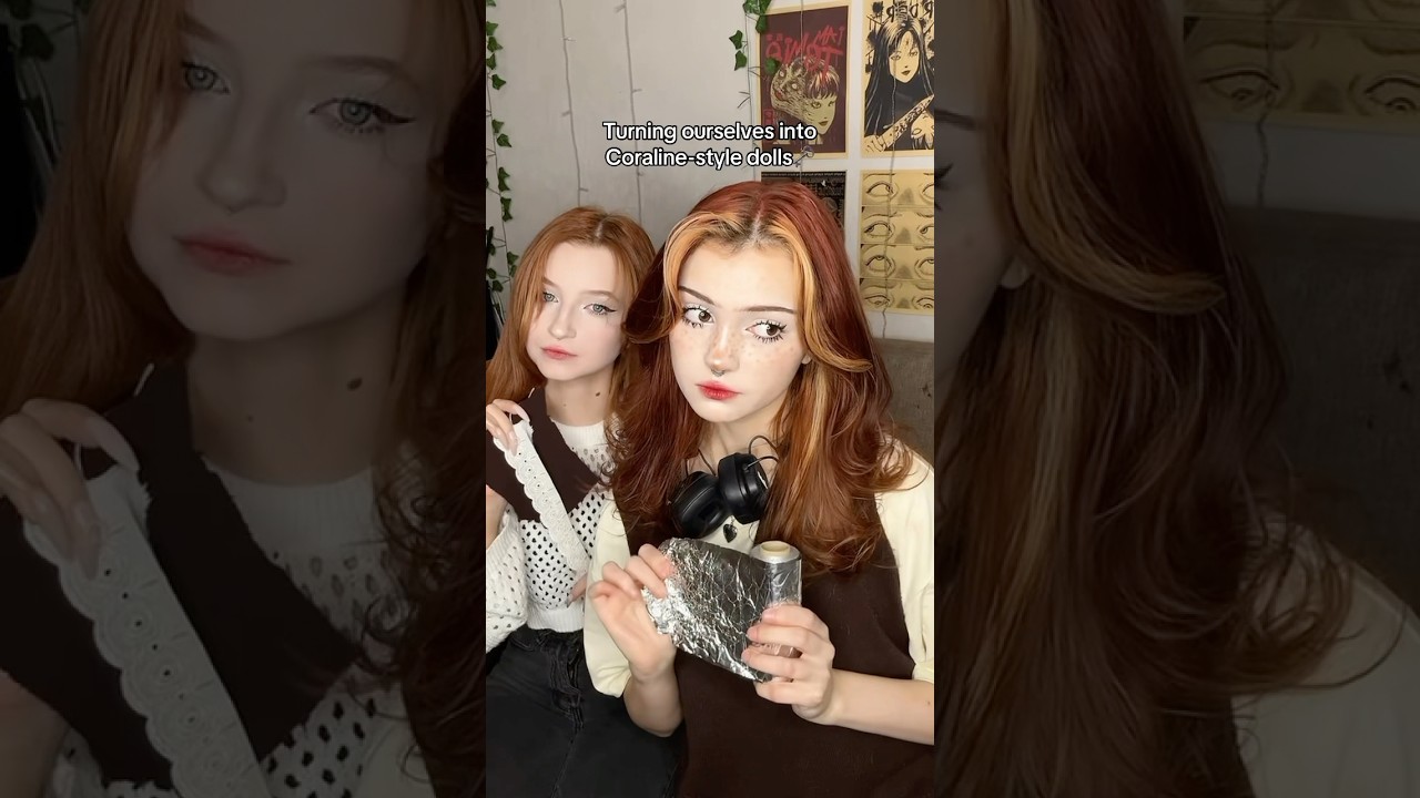 🗝️🌙 Making ourselves as Coraline dolls