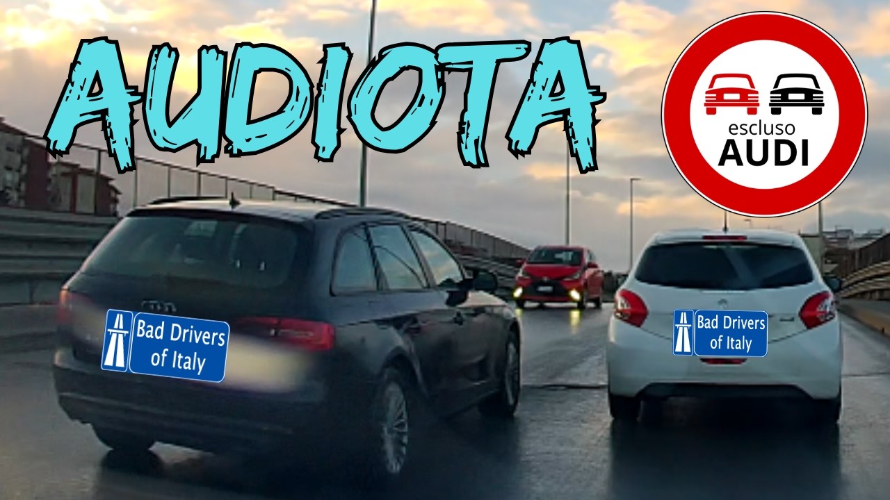 BAD DRIVERS OF ITALY dashcam compilation 2.9 - AUDIOTA