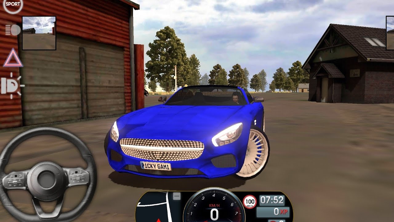 MERCEDES AMG GT COUPE CONVERTIBLE DRIVING SCHOOL SIMULATOR GAMEPLAY 
