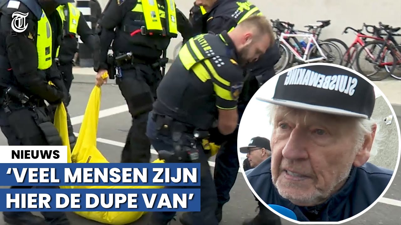 IJmuidenaren woest op XR-demonstranten: ‘Stelletje drammers, oprotten!’