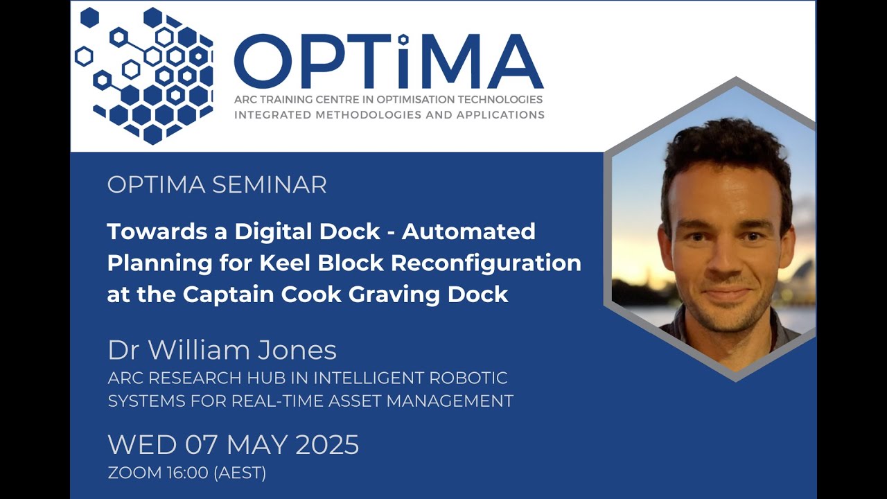Automated Planning for Keel Block Reconfiguration at the Captain Cook Graving Dock