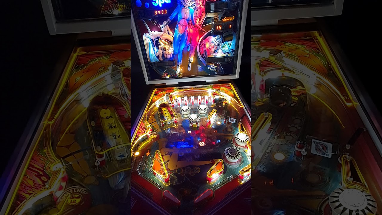 Bally Future Spa pinball machine in action