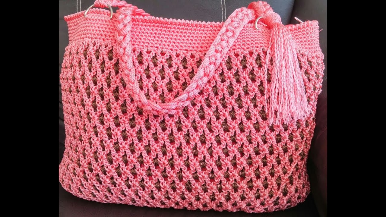 Bolsa de asas trenzadas