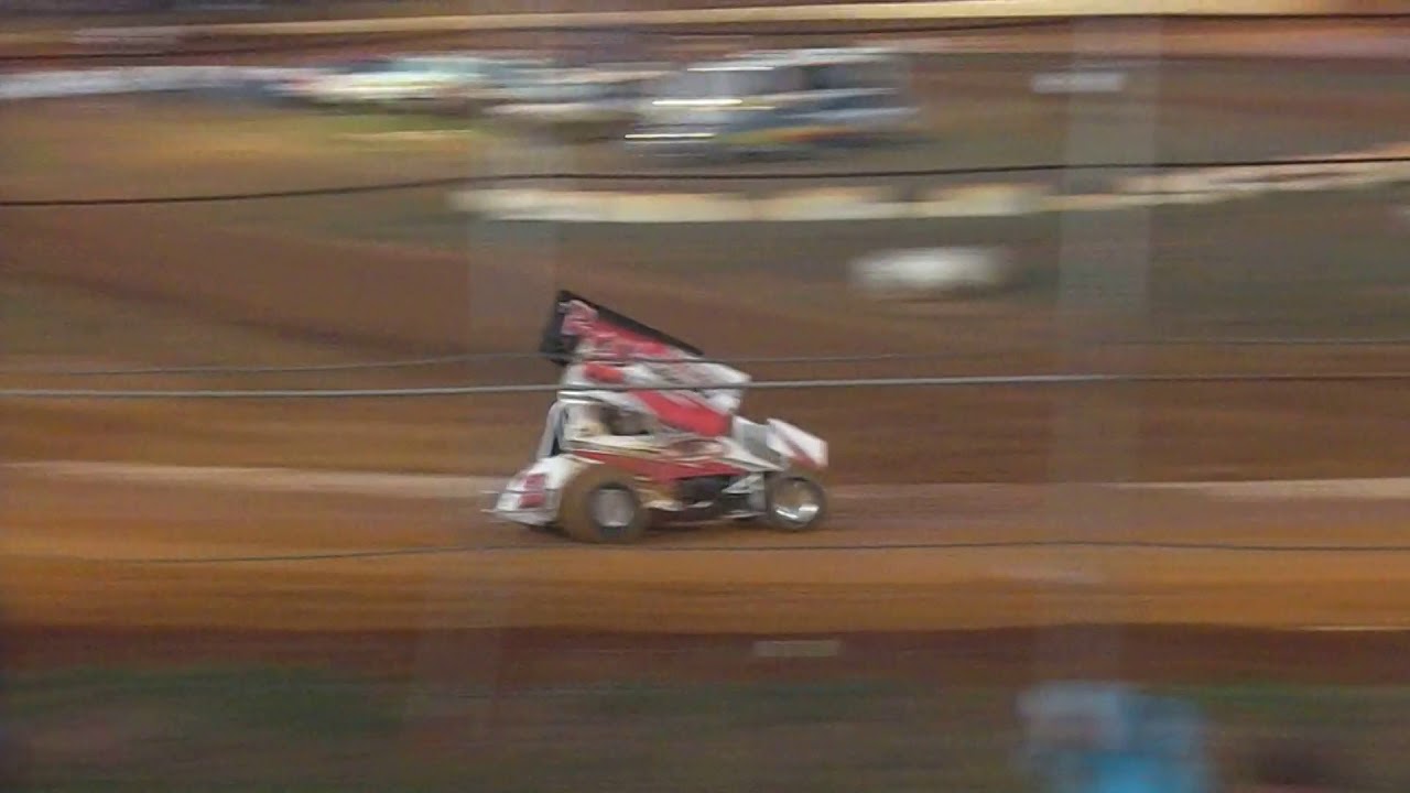 Sprintcars- Heat 2- Carrick Speedway 10/3/18