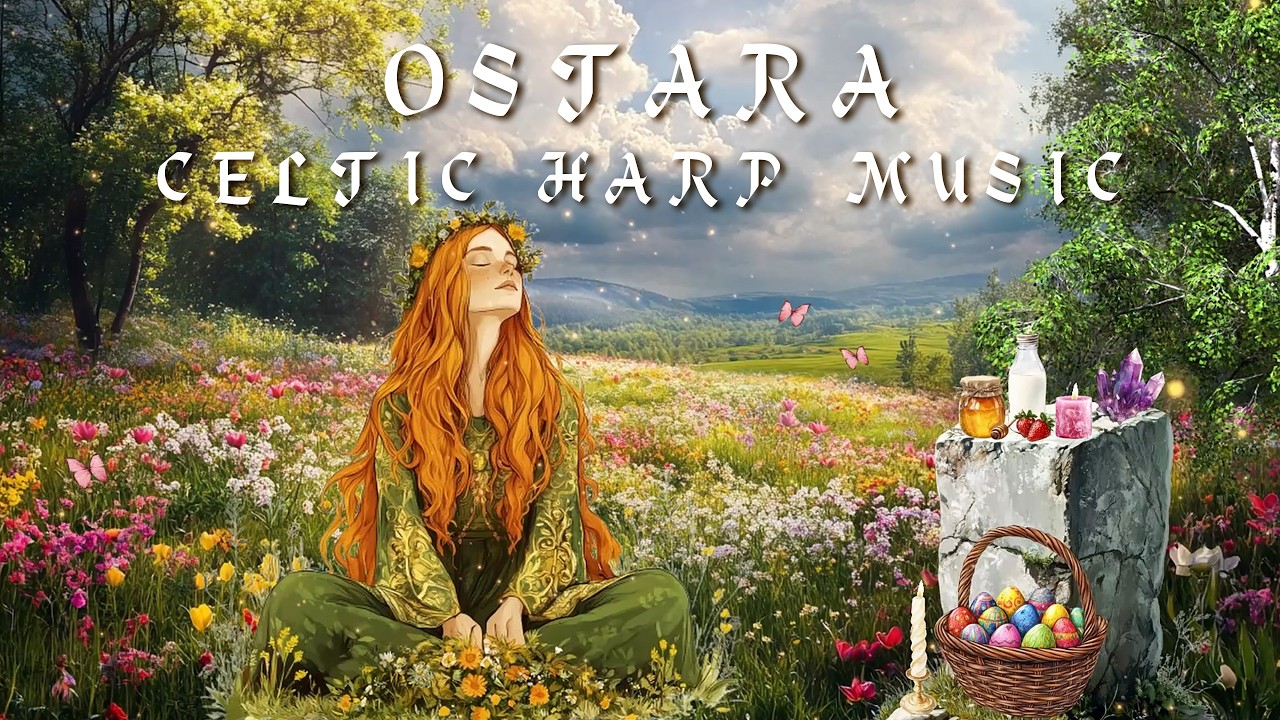 Ostara🌺- Enchanting Celtic Harp Music - Celtic Spring Equinox Music -🌙 Magical Fantasy, Witchy Music