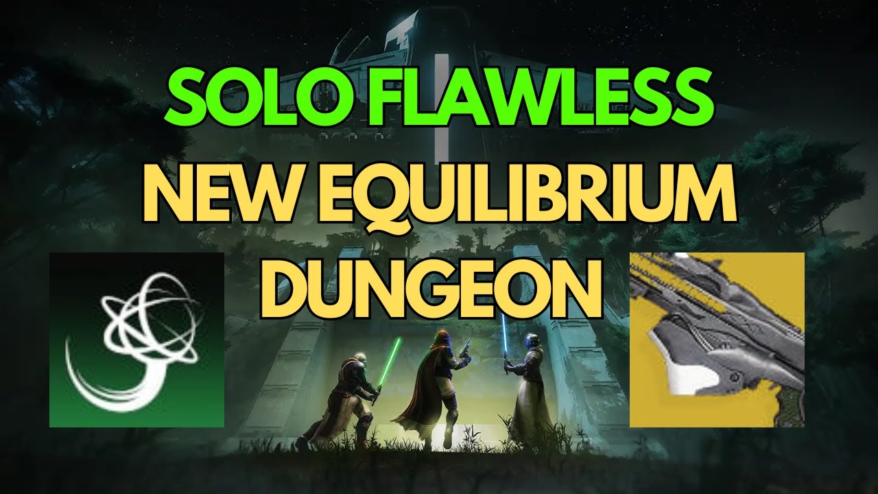 Solo Flawless NEW Equilibrium Dungeon on Hunter! [Destiny 2 Renegades]