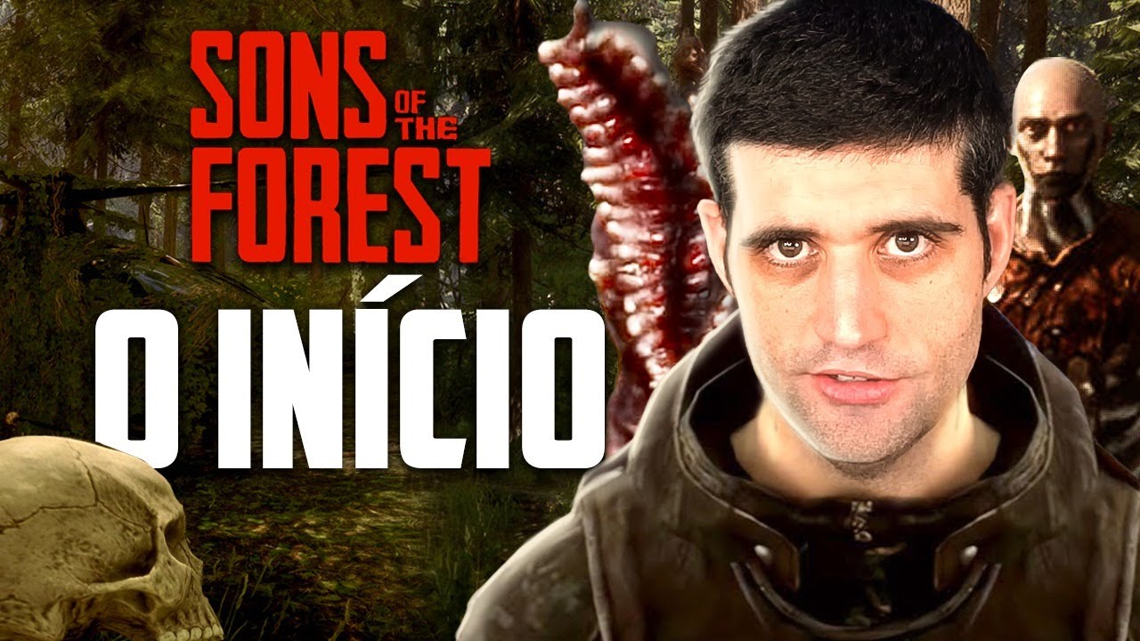 Sons of The Forest o IN&Iacute;CIO do gameplay do DAVY JONES