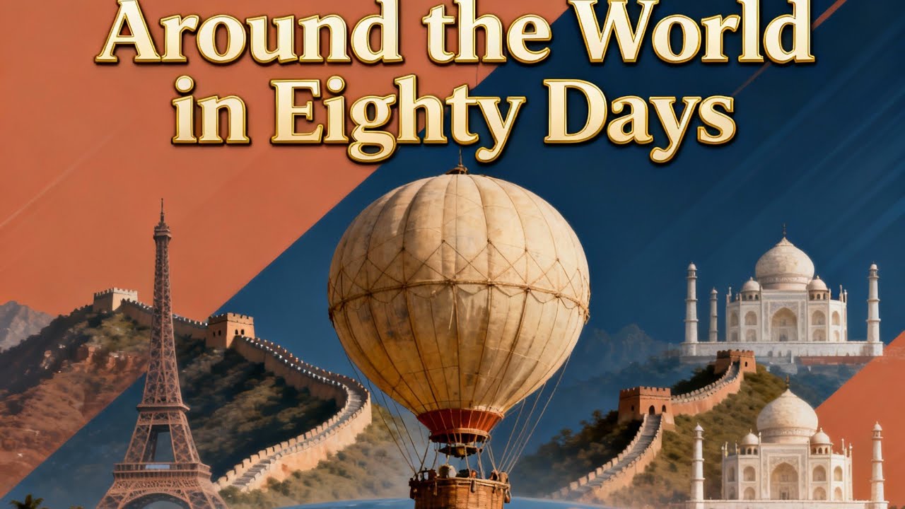 قصه تانيه ثانوي Around The World In Eighty Daysحول العالم في ٨٠ يوم