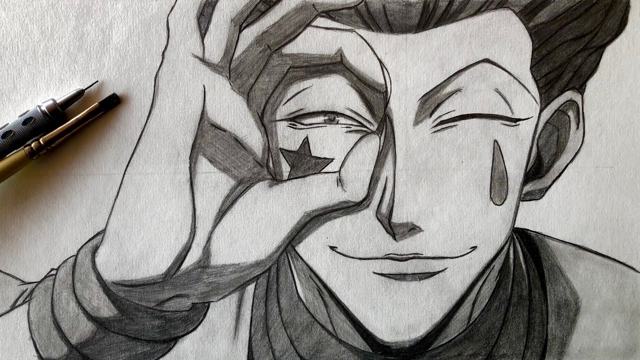 How To Draw Hisoka Morow | Step by Step Drawing Tutorial | Hunter x Hunter #hunterxhunter#anime#art