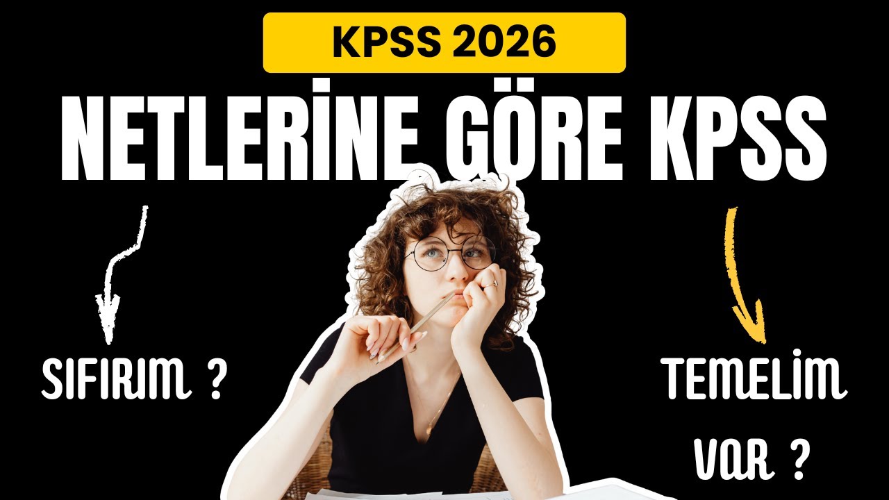 Netlerine Göre KPSS Nasıl Çalışılır ? Dikkat Derece Yaptırır ‼