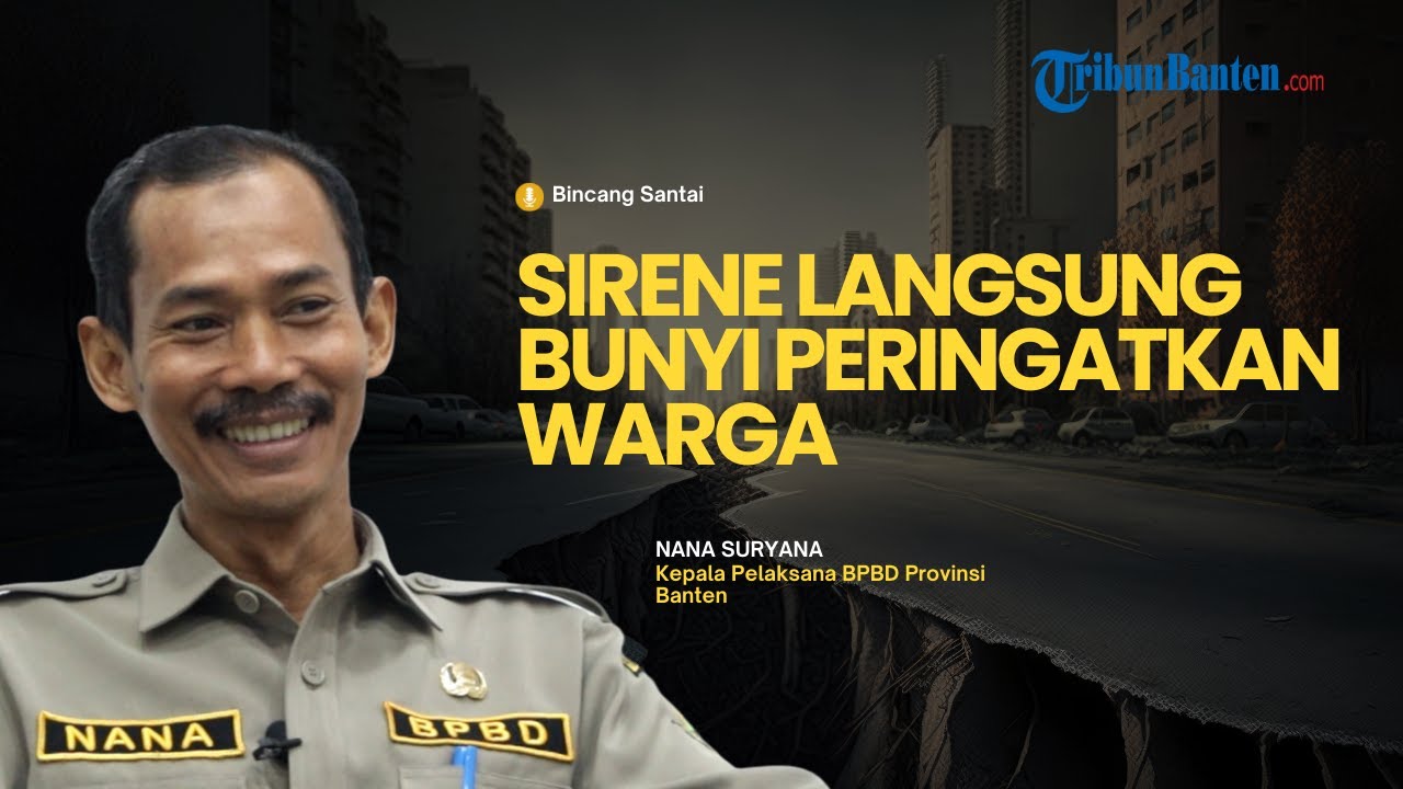 🔴BINCANG SANTAI | Petugas BPBD Banten Siaga 24 Jam Jaga Tombol Sirine Tsunami