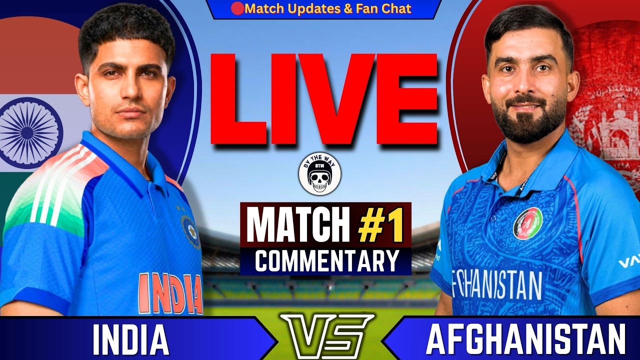 🔴IND vs AFG, 1st ODI Match | INDIA vs AFGHANISTAN Live Score | Live Cricket match Today