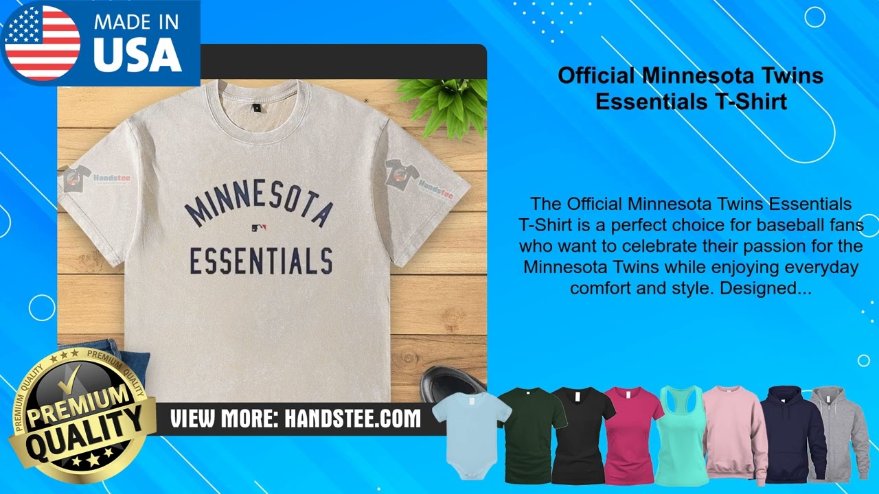 Official Minnesota Twins Essentials T-Shirt