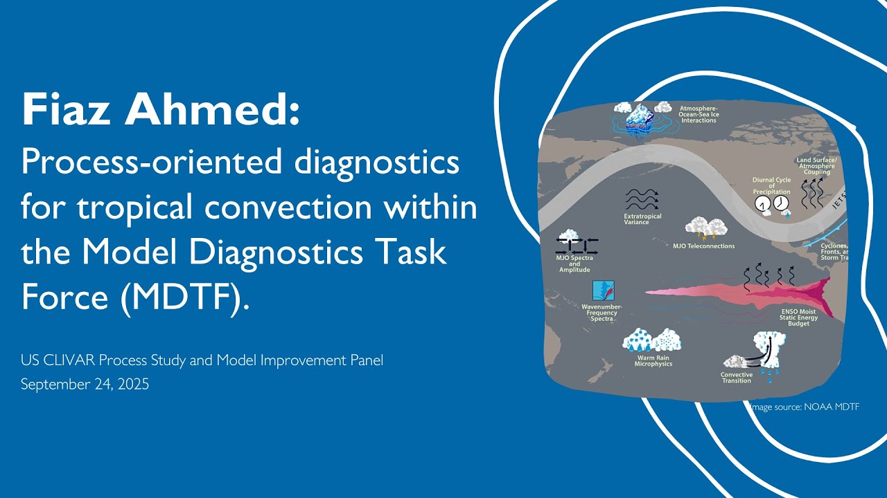 Process-oriented diagnostics for tropical convection within the Model Diagnostics Task Force (MDTF)