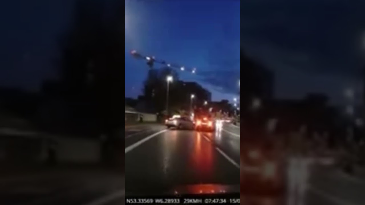 Bad Drivers Ireland #36 close call with taxi on cork st Dublin