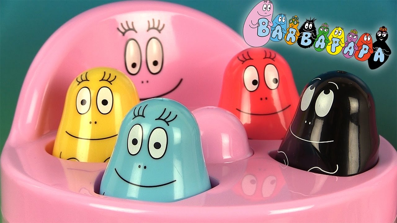Barbapapa Apprendre les formes et couleurs Trieur de formes interactif Jouets pour bébé