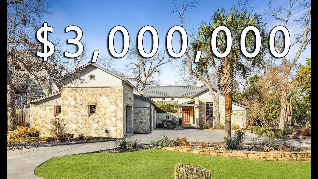 ULTRA LUXURY - 3 Million Dollar Modern Home in North Dallas - DFW Real Estate