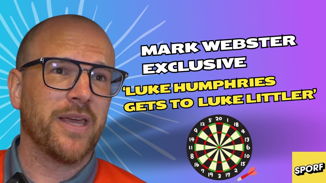 'Luke Humphries gets to Luke Littler'... Mark Webster on beating Phil Taylor and World Darts Masters