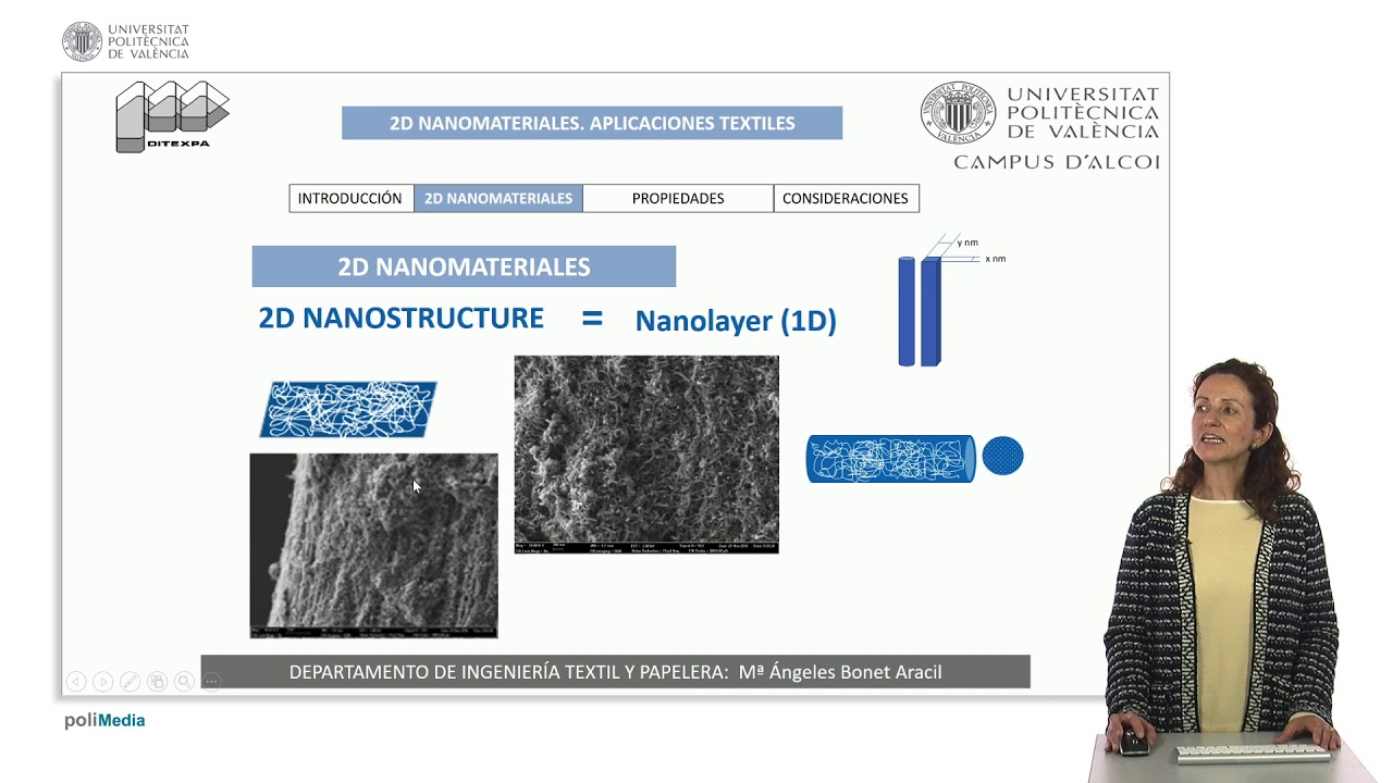 2D Nanomateriales. Aplicaciones textiles | 7/11 | UPV
